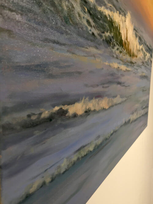 Robert Amirault Catching First Light 24X36 Detail 2