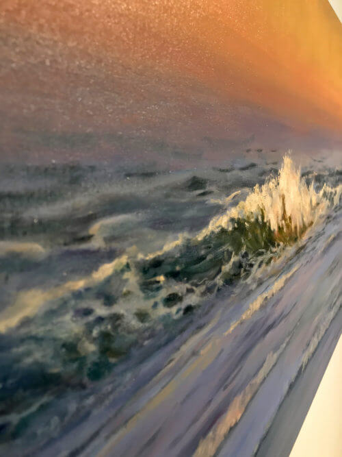 Robert Amirault Catching First Light 24X36 Detail 3