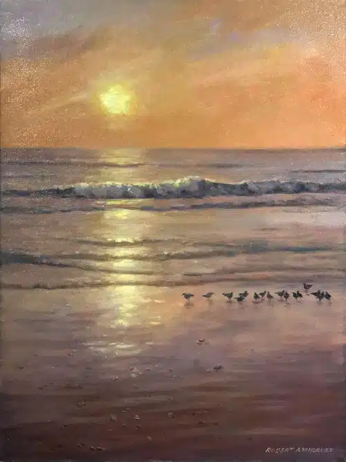 Robert Amirault Hazy Sunset 24X18