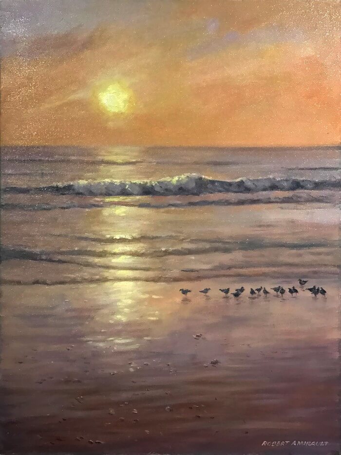Robert Amirault Hazy Sunset 24X18