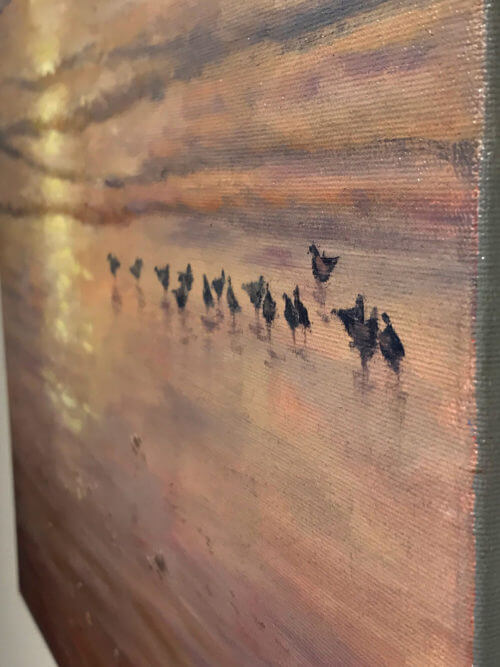 Robert Amirault Hazy Sunset 24X18 Detail 3