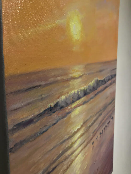 Robert Amirault Hazy Sunset 24X18 Detail 4