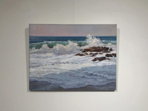 Robert Amirault Surf Shadows 18X24 Detail 1