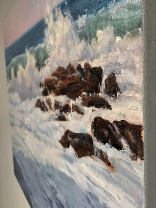 Robert Amirault Surf Shadows 18X24 Detail 3