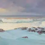 Robert Amirault Winter Ocean 16x20