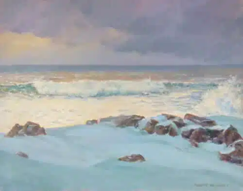 Robert Amirault Winter Ocean 16x20