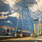 David Hind Skyway Towers 40x50