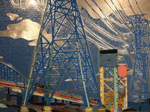 David Hind Skyway Towers 40x50 Detail 2