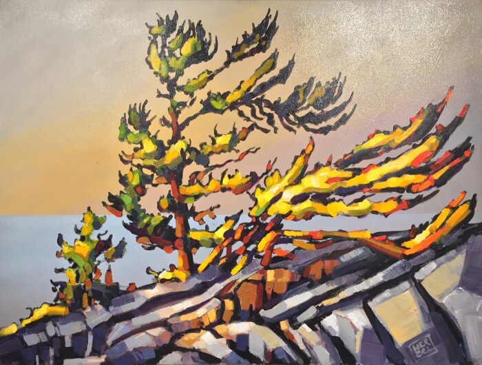 Jerzy Werbal Surrender The Day 30x40