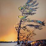 Endless River – original acrylic on canvas by Jerzy Werbel, 60″ × 40″