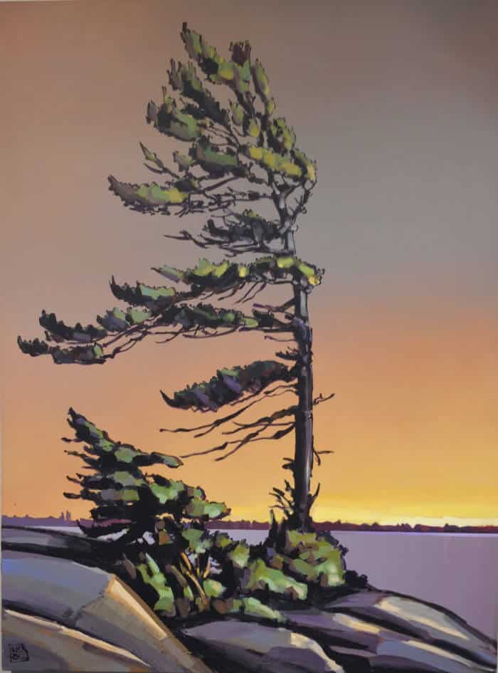 Jerzy Werbel Silent Watchers 48x36