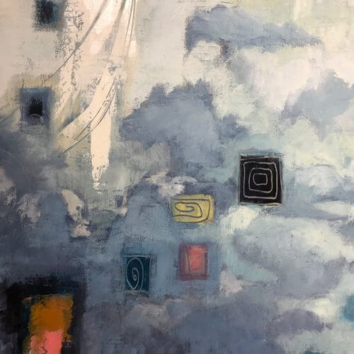 Brian Lorimer Frozen Sky 48x60 Detail 3