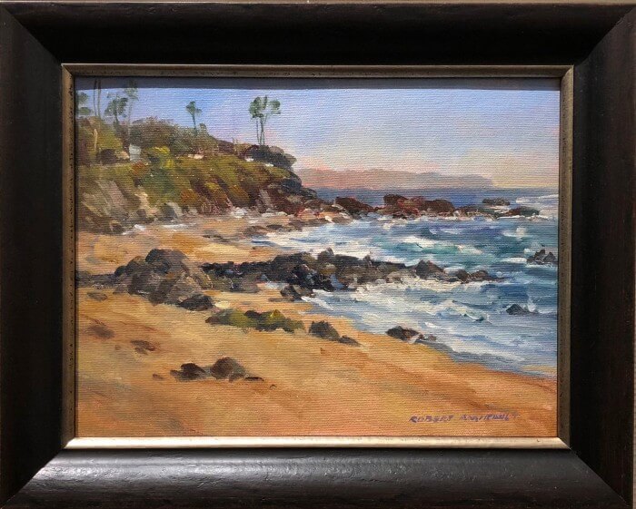 Robert Amirault Along The Beach 9x12