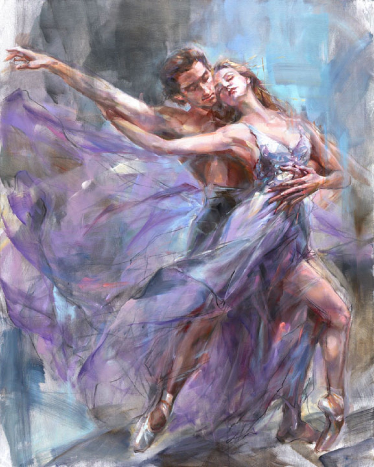 Картина Анна Разумовская балерина