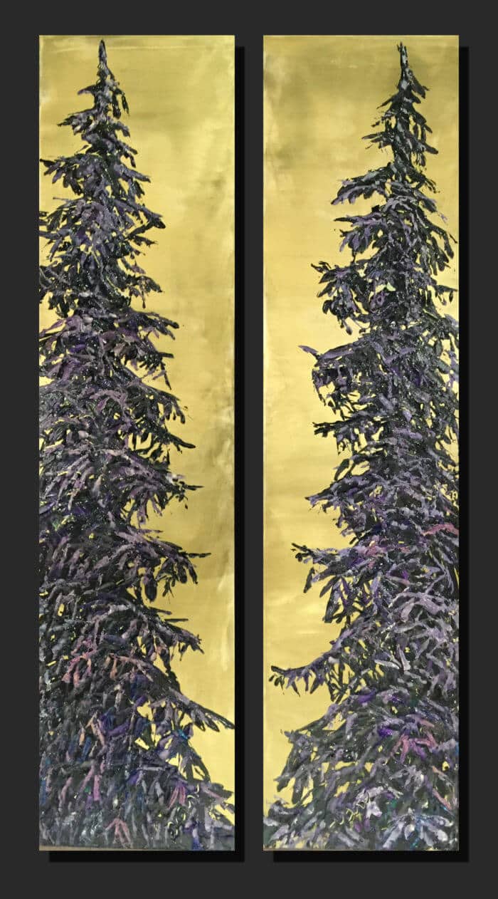 Maya Eventov Stretching Coniferous Pair