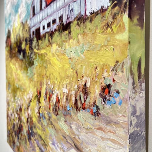 Ann Willsie Country Roads 24x24 Detail 2