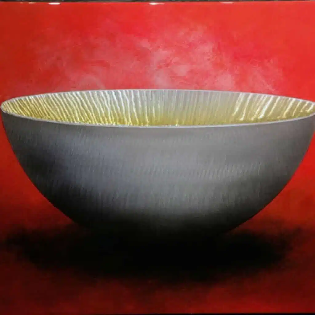Red Wolf Red Deep Vessel 18x22
