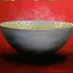 Red Wolf Red Deep Vessel 18x22