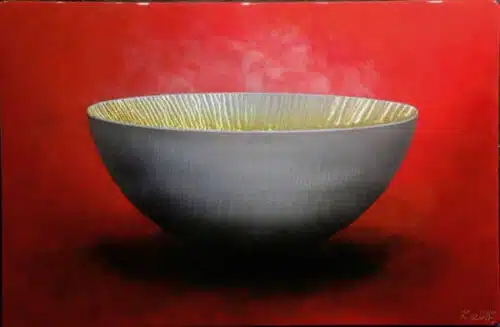 Red Wolf Red Deep Vessel 18x22