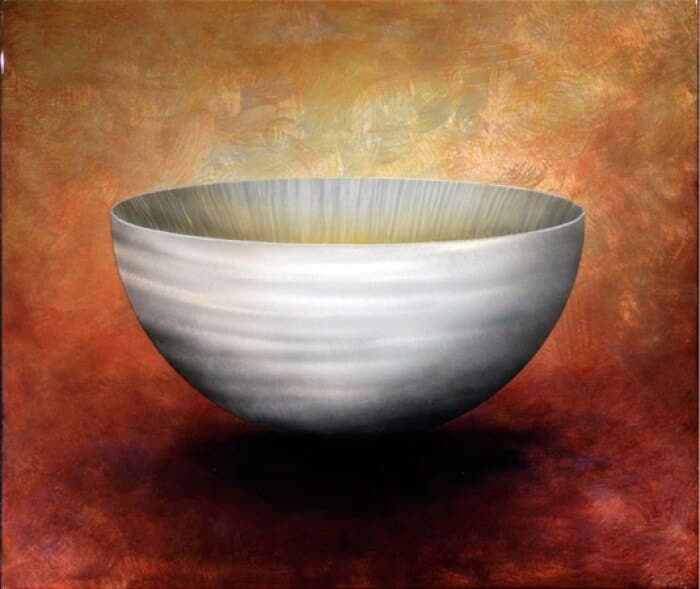 Red Wolf Red Rust Deep Vessel 46x46