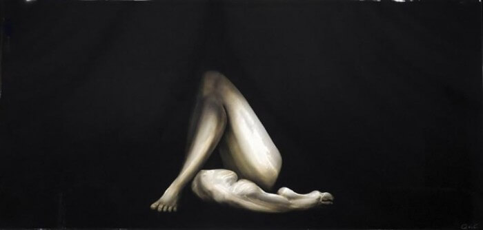 Red Wolk Wolf Shadow Legs 40x58