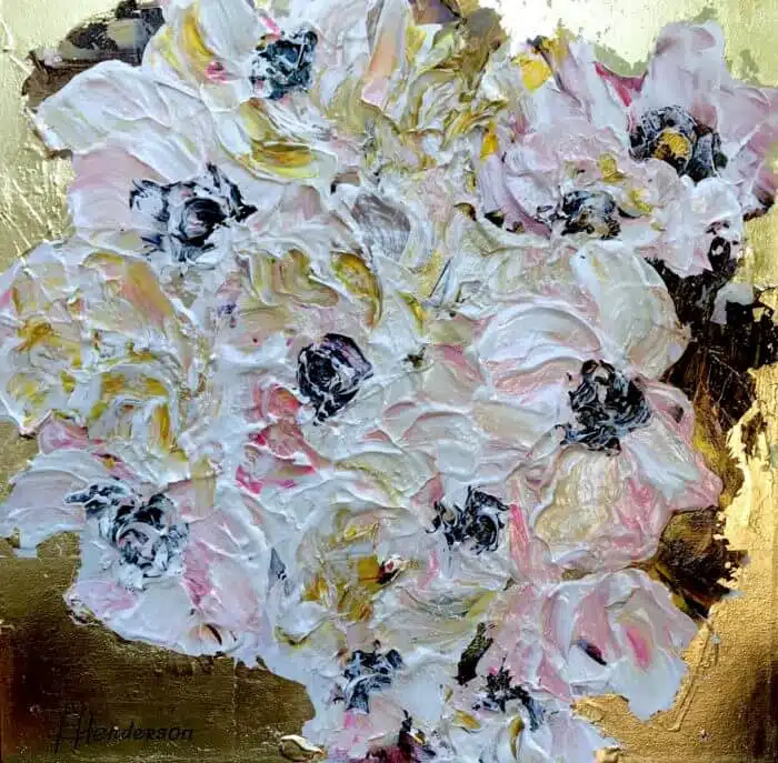 Elena Henderson Spring Blooms series 1 18x18