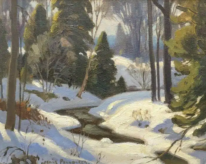 Frank Panabaker March Near Creemore 12x15