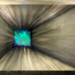 Red Wolf Blue Green Hologram 34x47