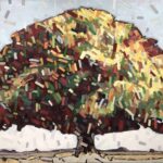 Symme Tree 5 – original oil on canvas by David Grieve, 36″ × 60″