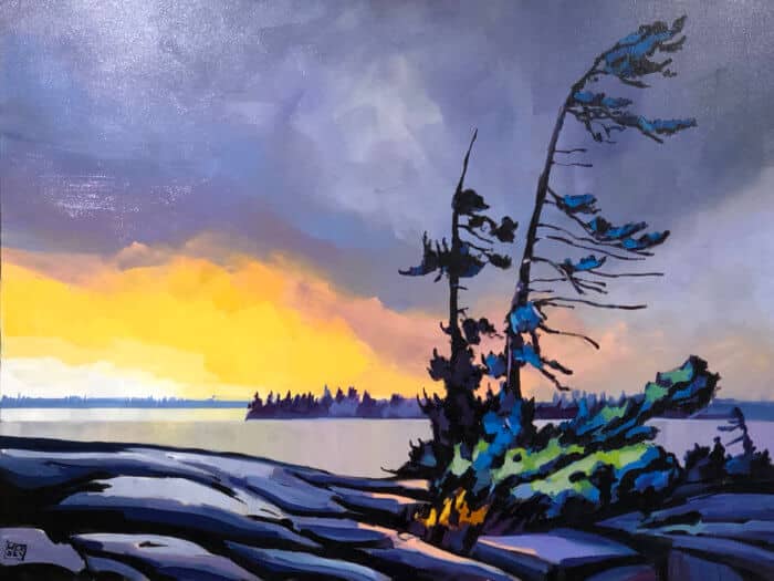 Jerzy Werbel Carved Pine 36x48