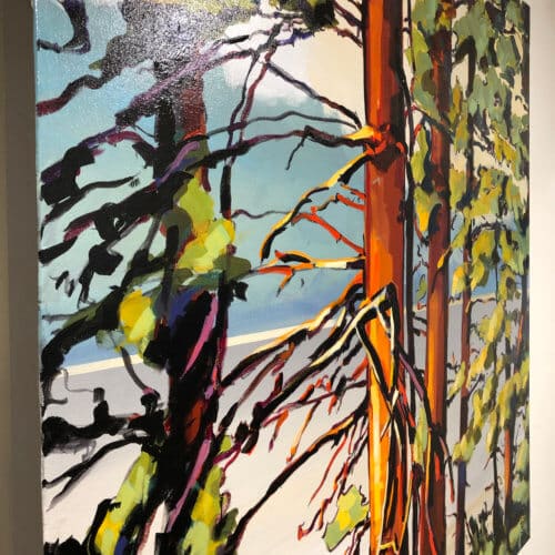 Jerzy Werbel Silent Streams 40x40 Detail 2