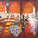Robert Amirault Venice Fish Market 30x40