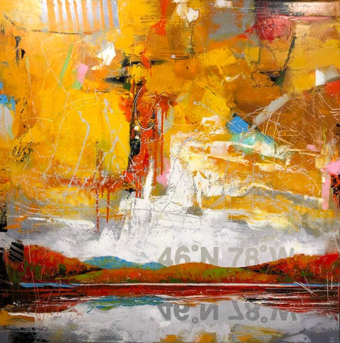 Brian Lorimer Yellow Sky 40x40