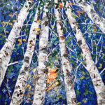 Maya Eventov Birch Looking Up Forests Glow 2 48x36