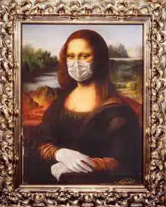 Mona Lisa During Social Distancing