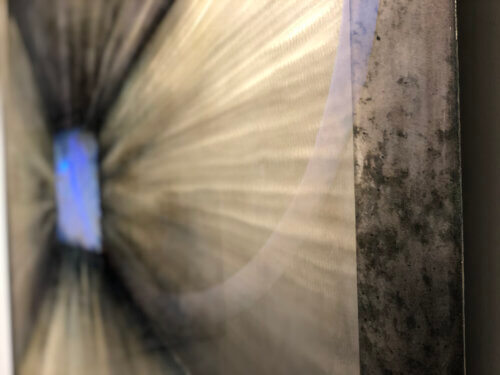 Red Wolf Blue Green Hologram 34x47 Detail3