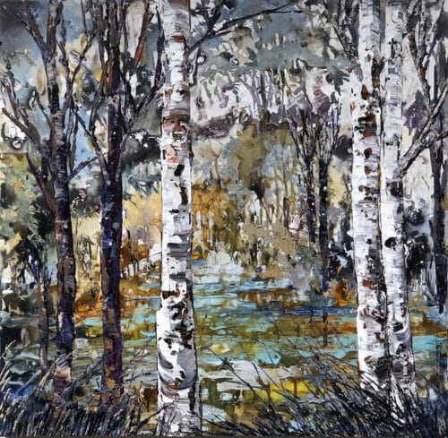 Maya Eventov Abstract Landscape 2 30x30