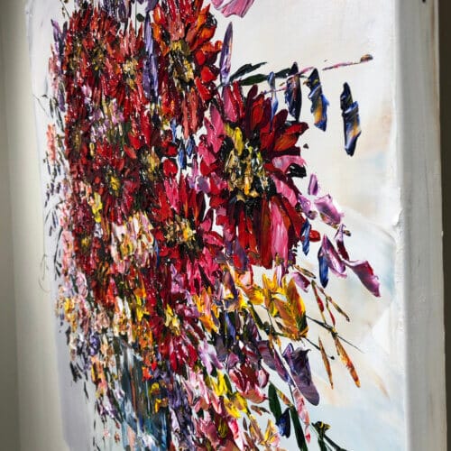 Maya Eventov Cut Flowers VII 40×40 Detail2