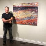 David Grieve Reflecting on Tom 40x48 Detail with Artist