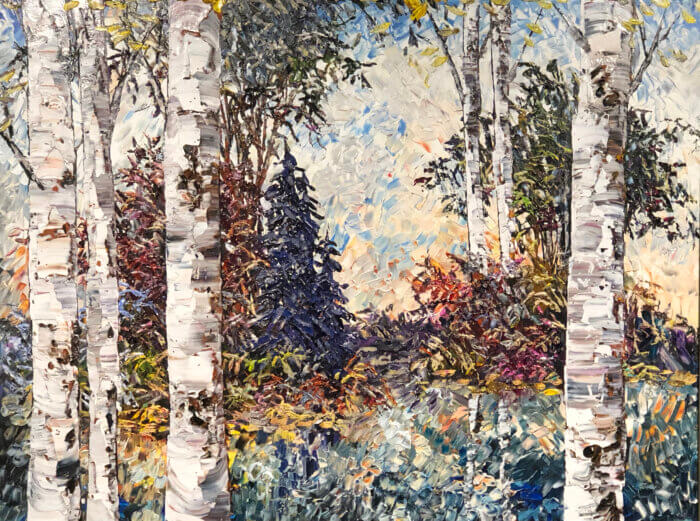 Maya Eventov New Day Birch 2 36x48