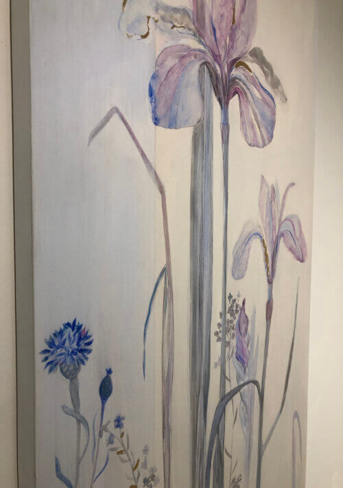 Fiona Hoop Cornflower Iris I 60x20 Detail1
