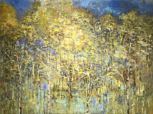 Fiona Hoop String Birches 8 36x48