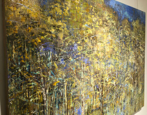 Fiona Hoop String Birches 8 36x48 Detail1