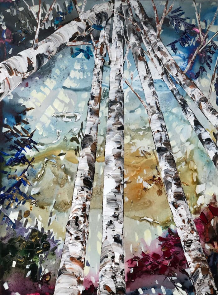 Maya Eventov Spectrum Looking Up 40×30