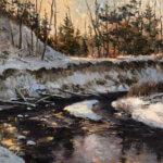 Sam Paonessa Eroding Banks Rouge River 9x12