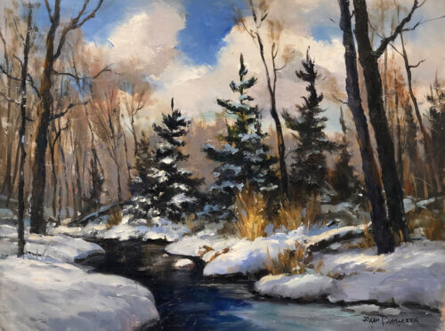 Sam Paonessa Fresh Snow Wiarton 12x24