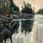 Sam Paonessa Hidden Cabin 30x28
