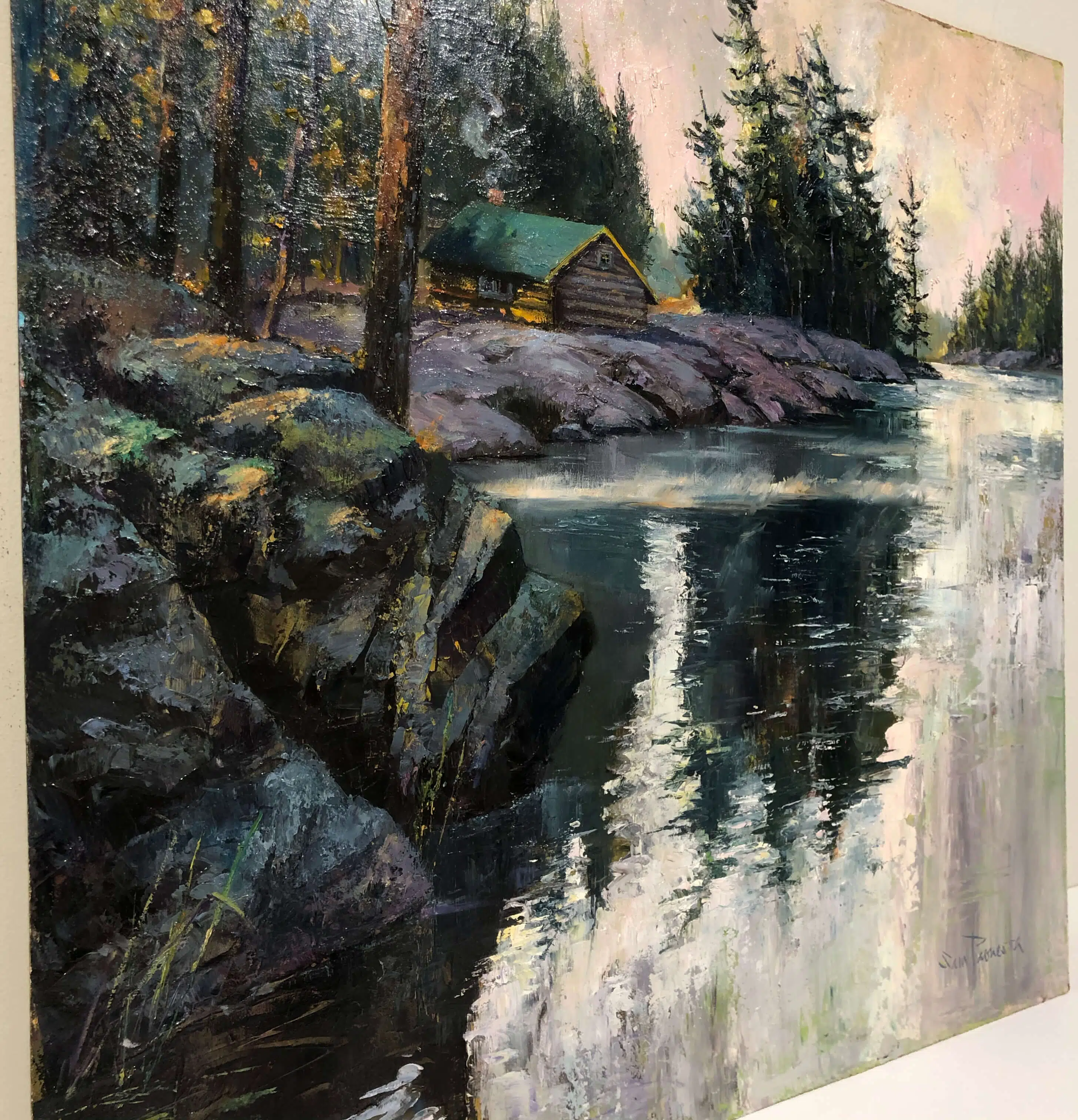 Sam Paonessa Hidden Cabin 30x28 Detail1