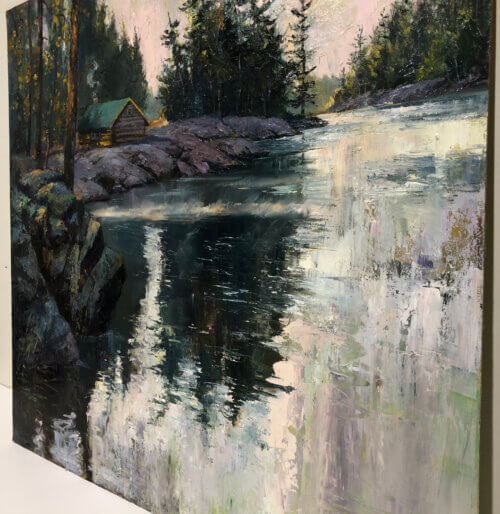 Sam Paonessa Hidden Cabin 30x28 Detail2