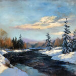 Sam Paonessa Lovely Winters Day 18x24